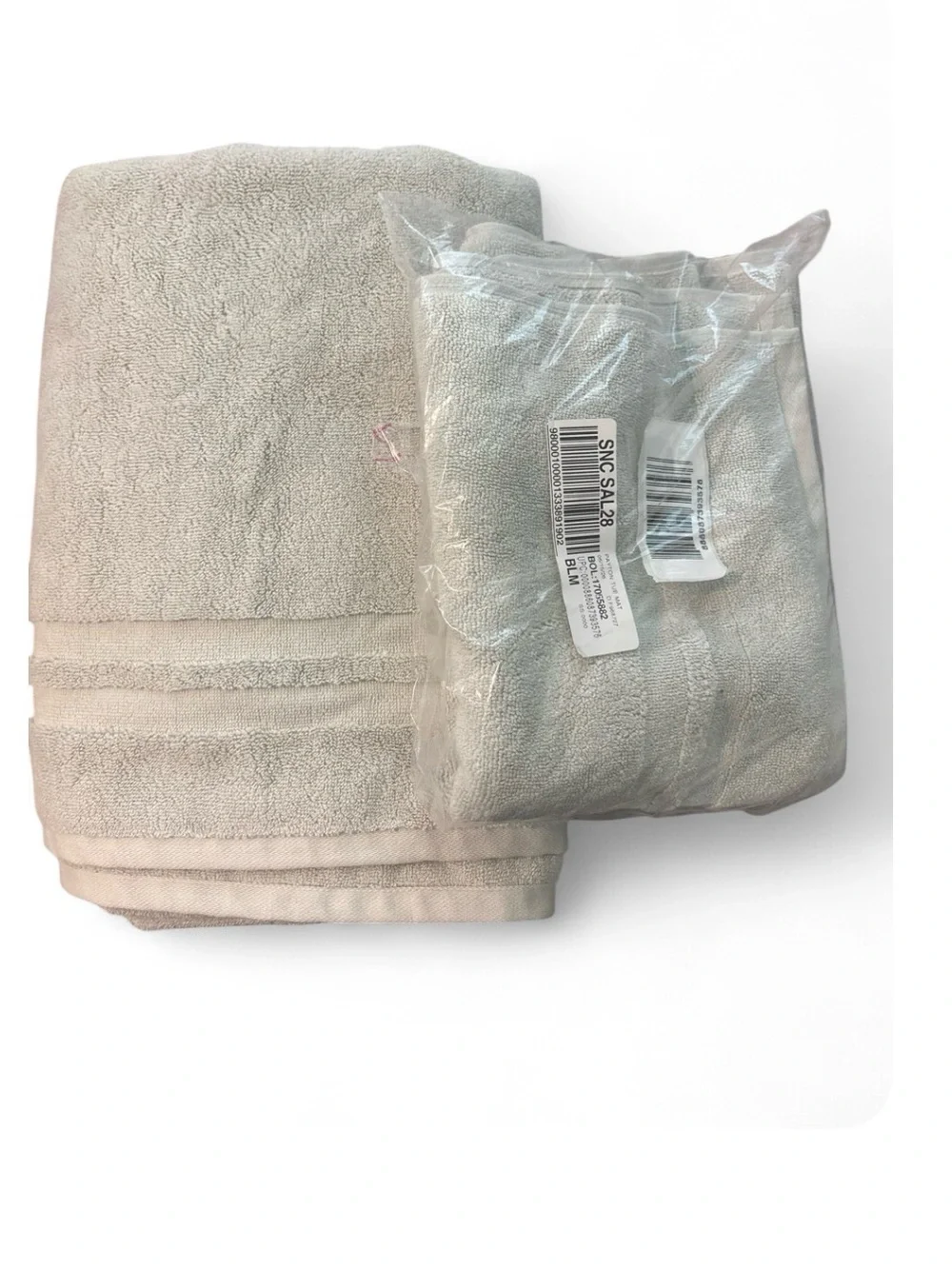 Lauren Ralph Lauren 4 pc Classic Plush Bath Towel Set - Sage Green Retail $110